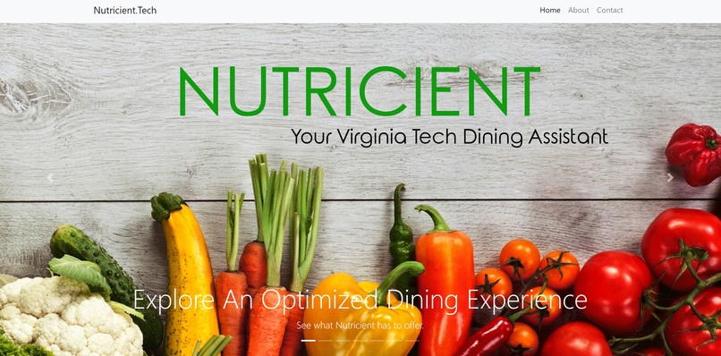 Nutricient - Optimizing Dining Hall Nutrition