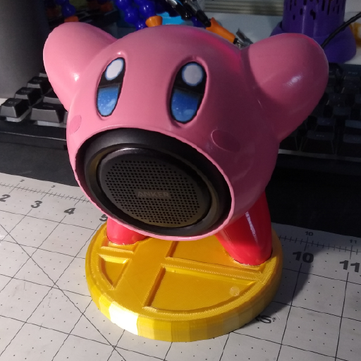 3D-Printed Kirby Speaker